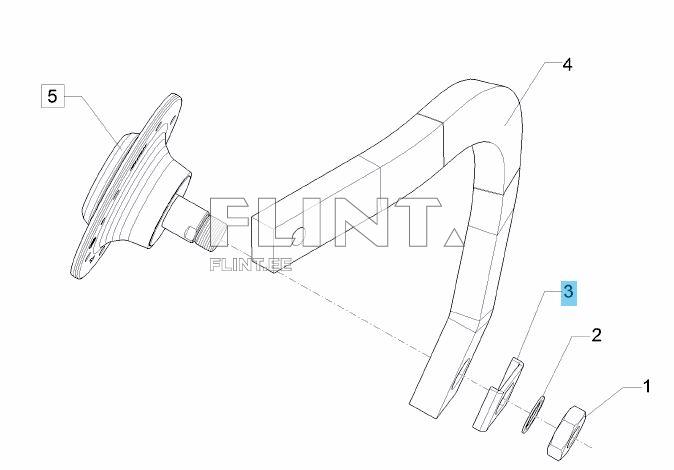 Clamp 60x5x86 SW36/D41 2xGEB90GRD (30510058) LEMKEN RUBIN 12