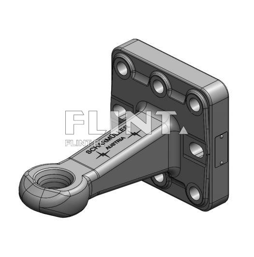 Towing eye Scharmüller 00.654.24.0 (145x145) eye 40mm