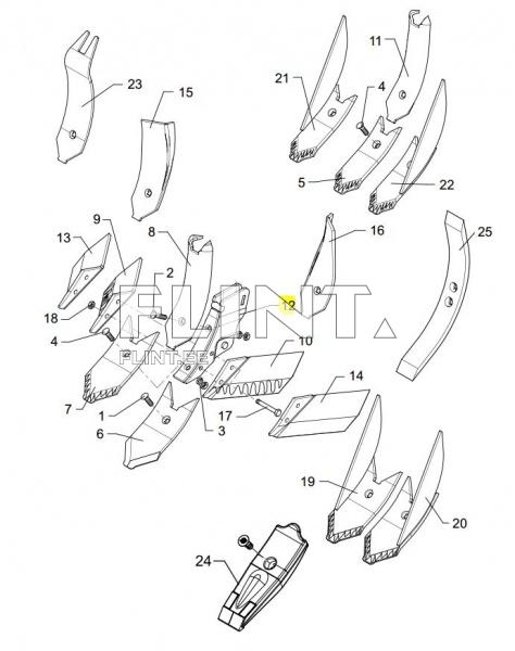 Share foot LEMKEN Karat 4679110