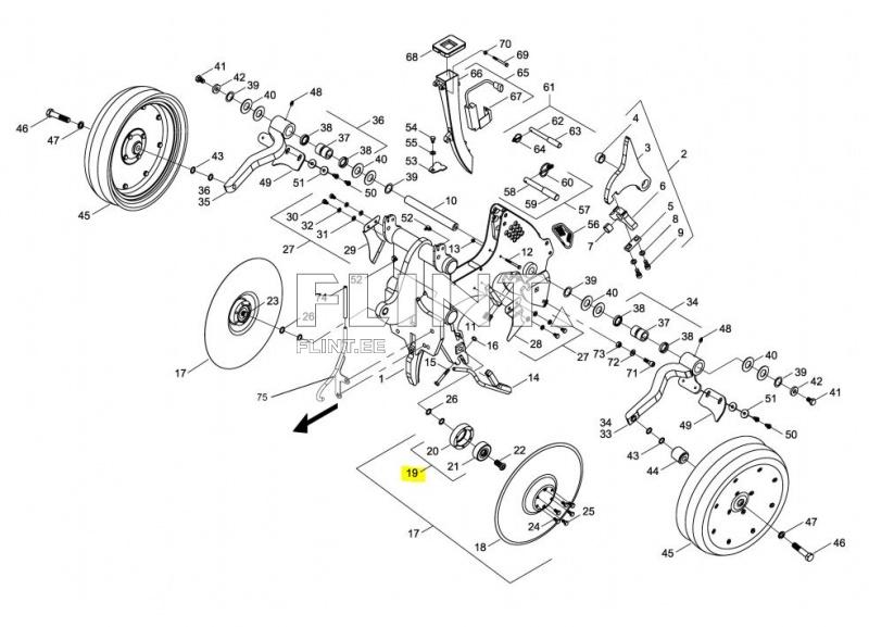 Bearing cpl. Horsch 23042700