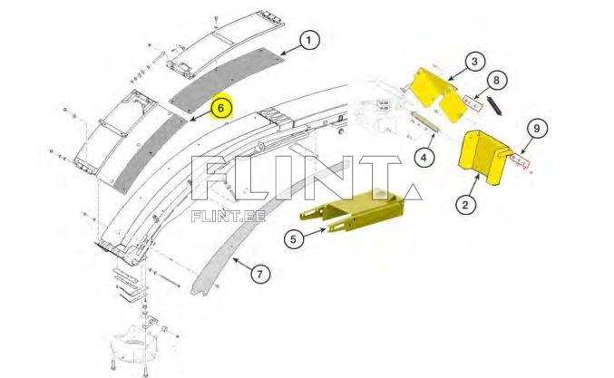 Plate New Holland 87693538
