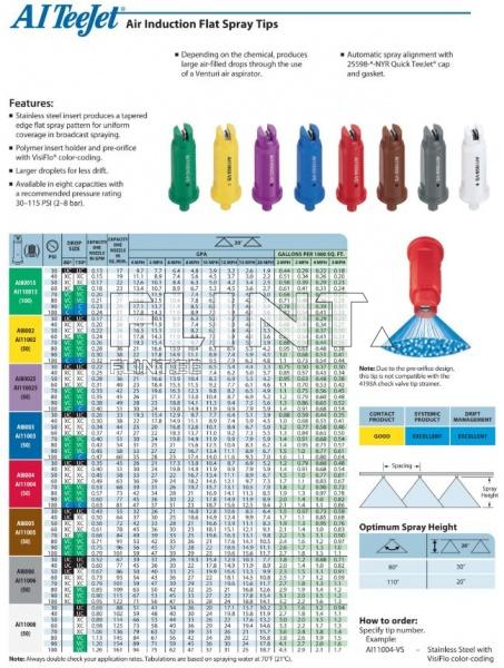 Nozzle TeeJet AI110025 (purple)