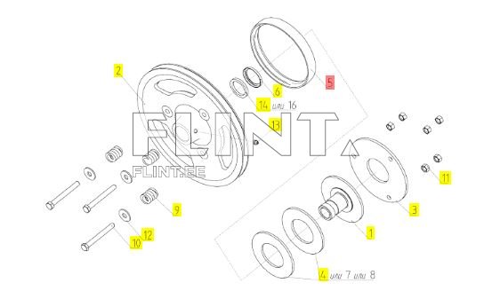 Rubber protector 10.01.54.002A