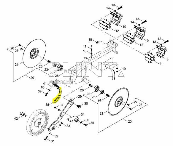 Scraper rubber HORSCH 23240001