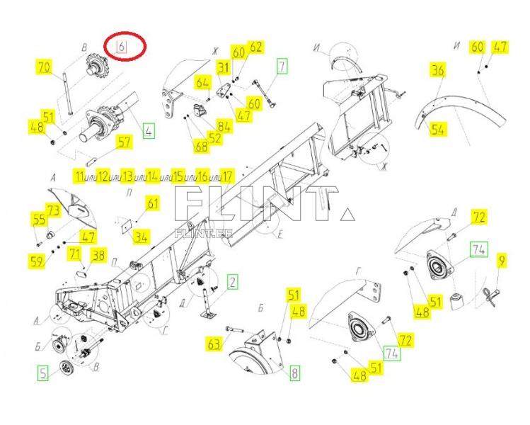 Chain wheel 081.27.00.320