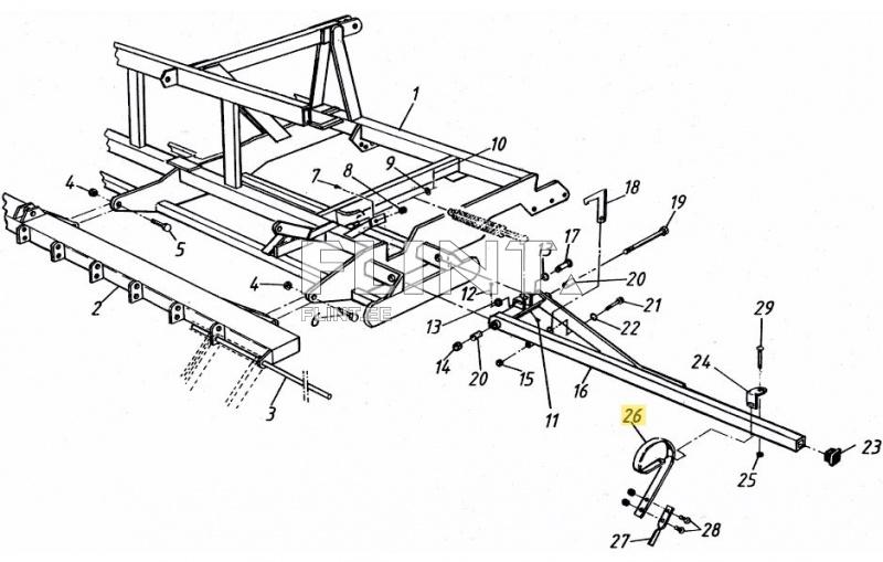 Crossboard tine CB Väderstad 201787