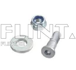 Pultti+mutteri+aluslevy M16x60mm  Trioliet (originaali)