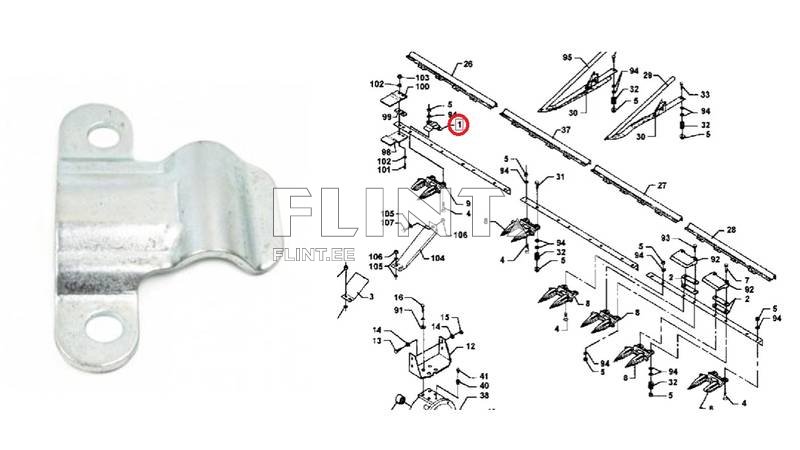 Vikati konn Case/ Massey Ferguson 28283934