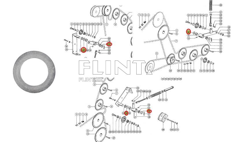 Friction disc Claas 2331050