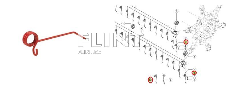 Haspli pii Claas 3594841
