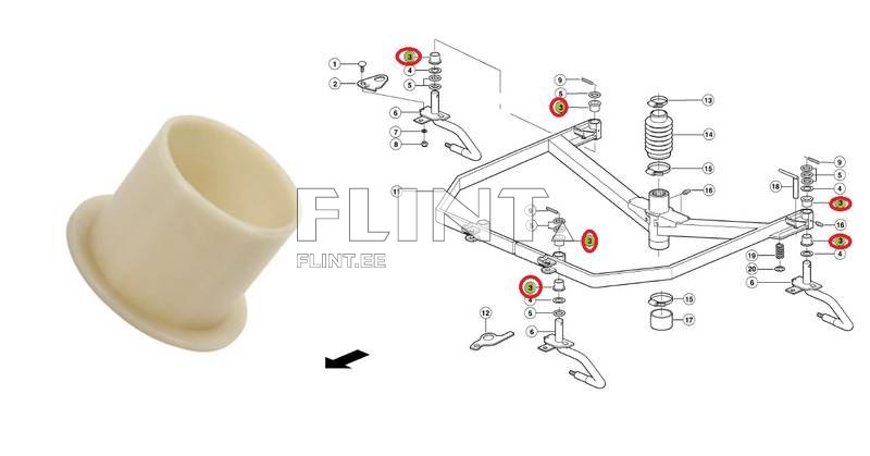 Bushing Claas 4880360