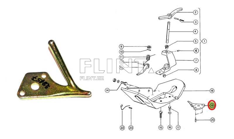Plate Claas 53030/000005
