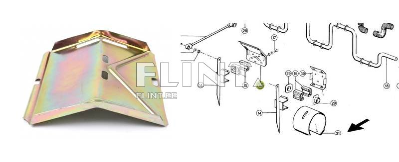 Plaat Claas 600049