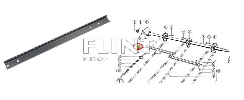 Paddle Claas 603743 (right) L=650