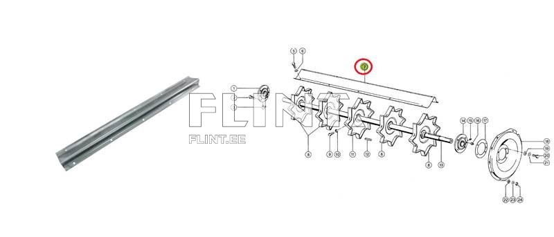 Plate Claas 608549