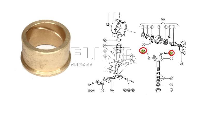 Puks Claas 637779 (55x28x32x21mm)
