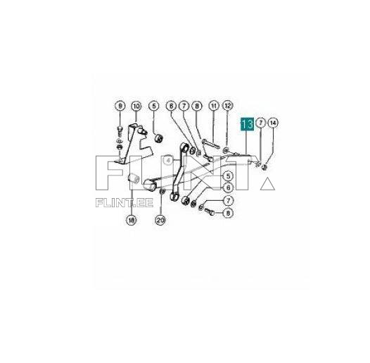 Sieve frame lever (right) CLAAS 647658