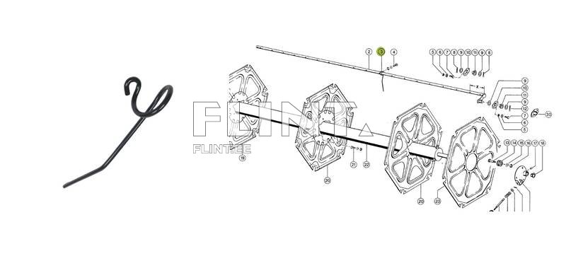 Haspli pii Claas 650500