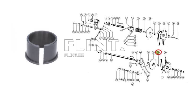 Bushing 30,4x38x21 Claas 670278