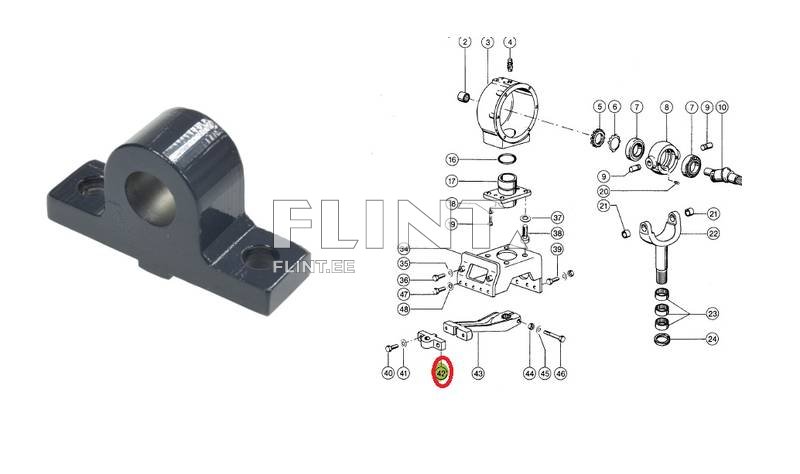 Pitman arm sleeve Claas 670395
