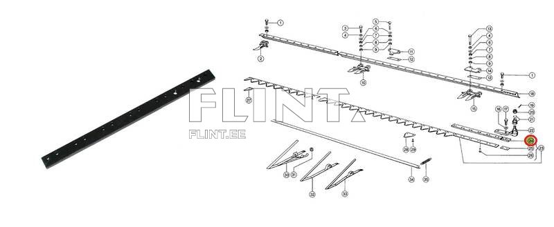 Knife head Claas 676231