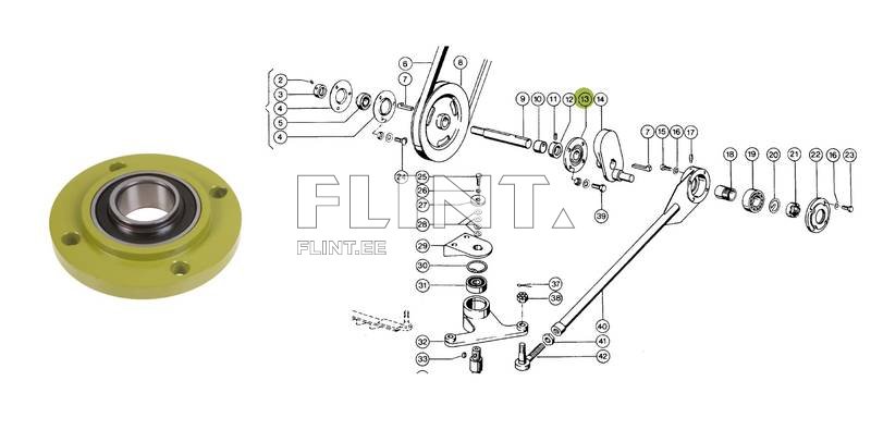 Bearing hub Claas 676304