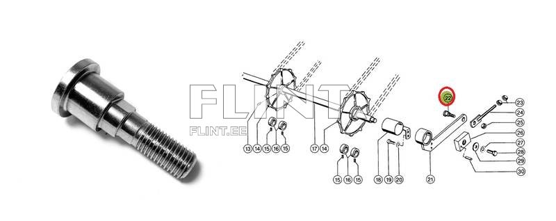 Kallaku pingutuspolt Claas 680577/ 680480