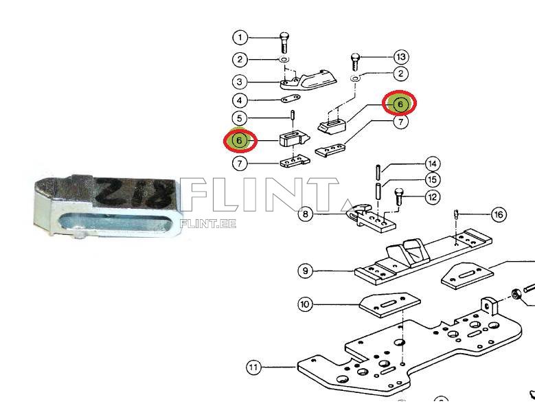 Plate Claas 803885