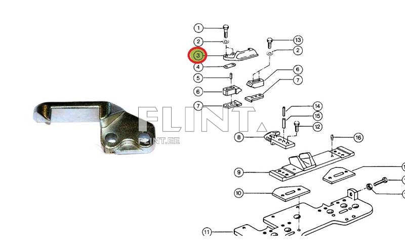 Plate Claas 803906