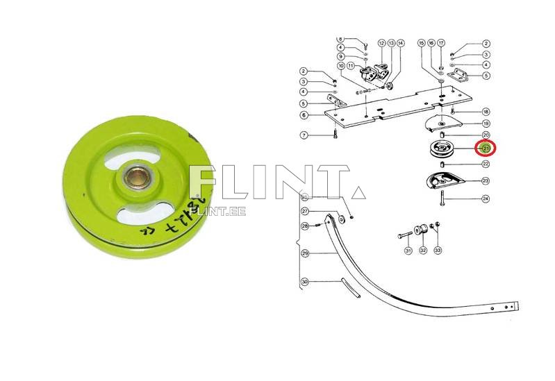 Pulley Claas 804406