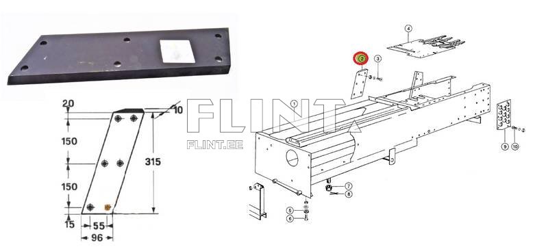 Blade Claas 812496