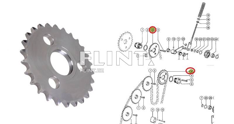 Hammasratas Claas Rollant 8241491 z26