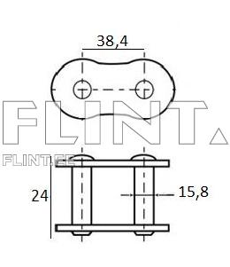 Chain 38.4R Claas 002866