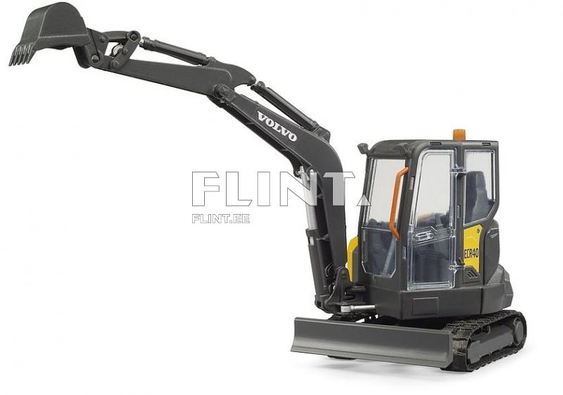 Kaivinkone Volvo ECR40 (22,5x11,4x16,5cm) Bruder Kaivinkone Volvo ECR40 (22,5x11,4x16,5cm) Bruder