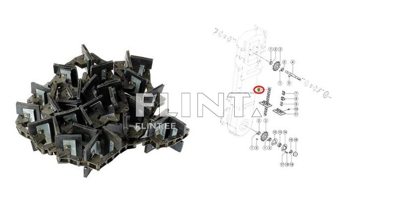 Elevaatori kett Claas 5556281 Tucano (35 laba, 5453mm)