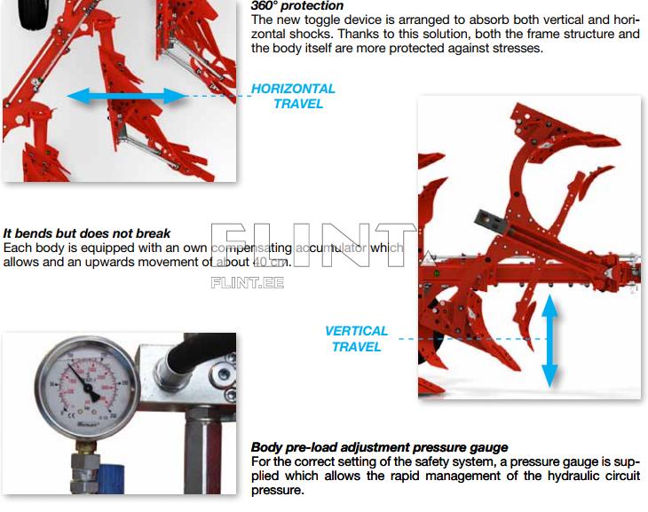 Reversible plow Maschio SIRO / UNICO