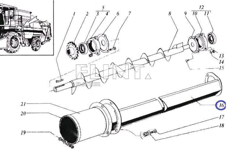 Auger cover 10.01.30.880A