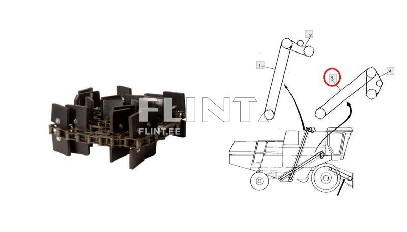 Elevaatori kett John Deere A31409; AZ24219 (prahi) (20 laba, 5982mm)
