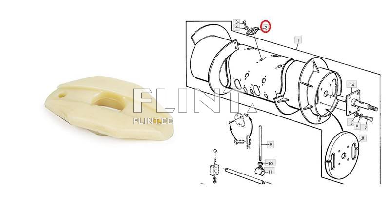 Kaksikteo sõrme puks John Deere Z30752