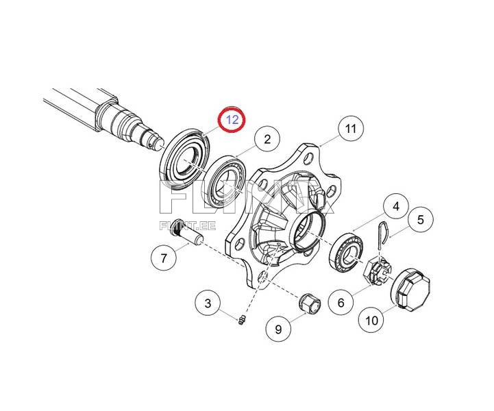 Hub seal Bednar MZ KM051433