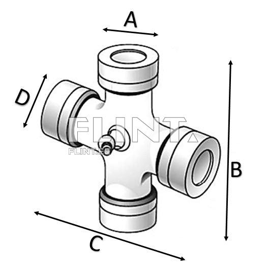 Crosskit 22x61/24x76mm wide angle (Walterscheid 1367701)