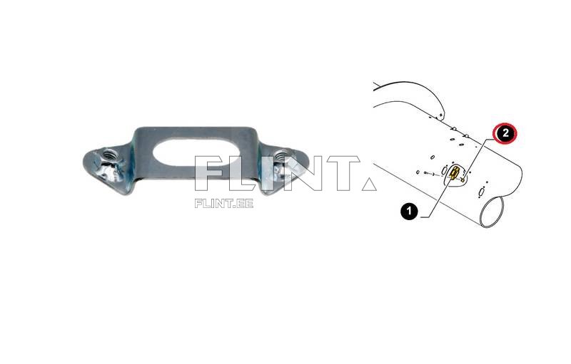 Kaksikteo sõrme klamber New Holland 47769576
