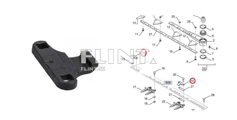 Vikati konn New Holland 84800496; 84073333