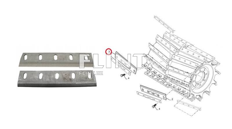 Terade komplekt New Holland 87497621