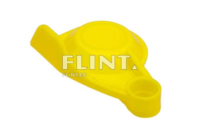 Air brake hose coupling cap yellow