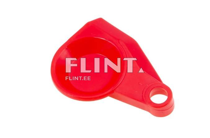 Air brake hose coupling cap red