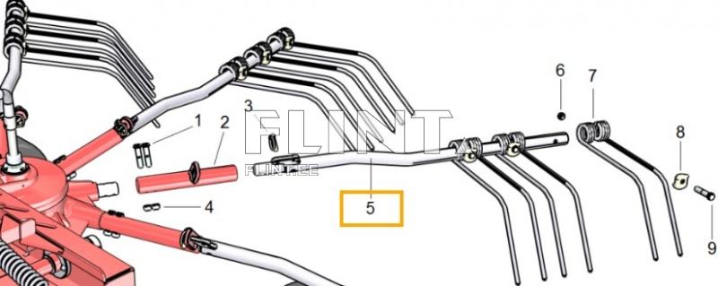 Arm Rotary rake Enorossi RR350
