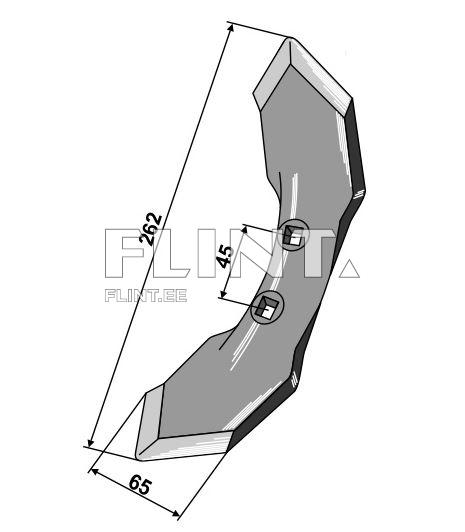Piikin kärki Joskin, Dalbo, Kongskilde 295x65x8mm (K32)