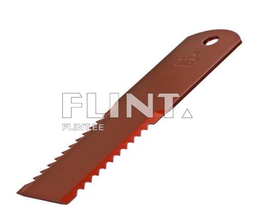Silppurin terä Claas 737600 (195x50x3; reikä 12mm, hammastettu)