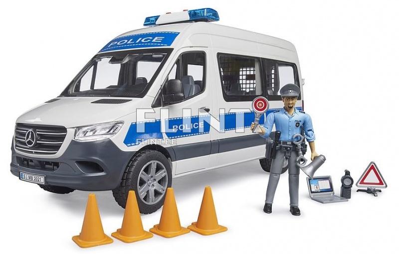 Poliisiauto MB Sprinter (45,5x17x22cm) Bruder